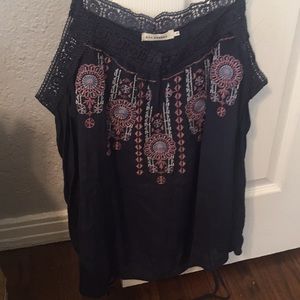 Long sleeve blue shirt